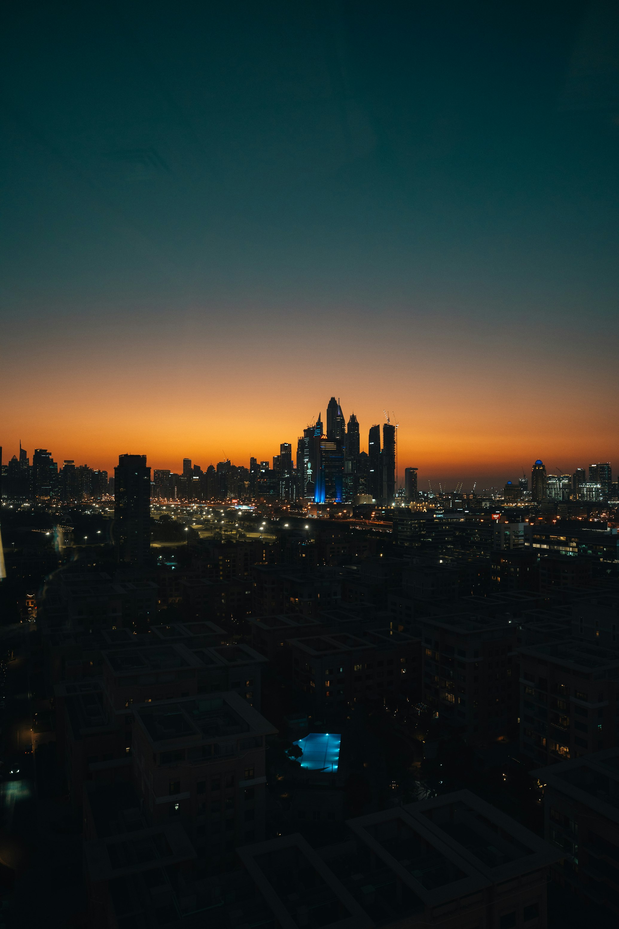 Dubai Business Skyline